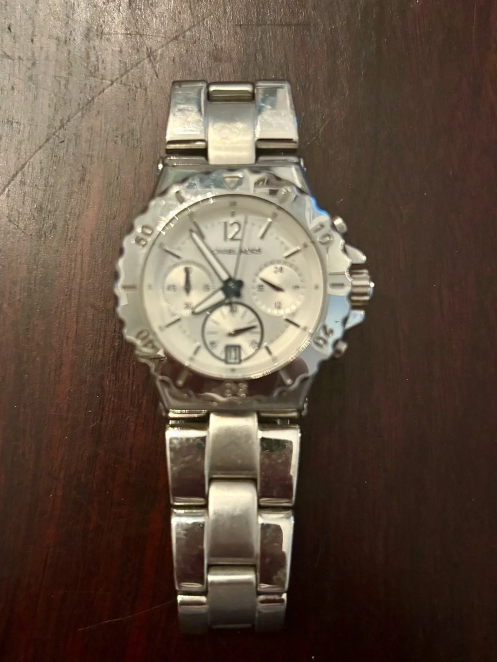 Michael Kors Silver Stainless Steel Chronograph Watch